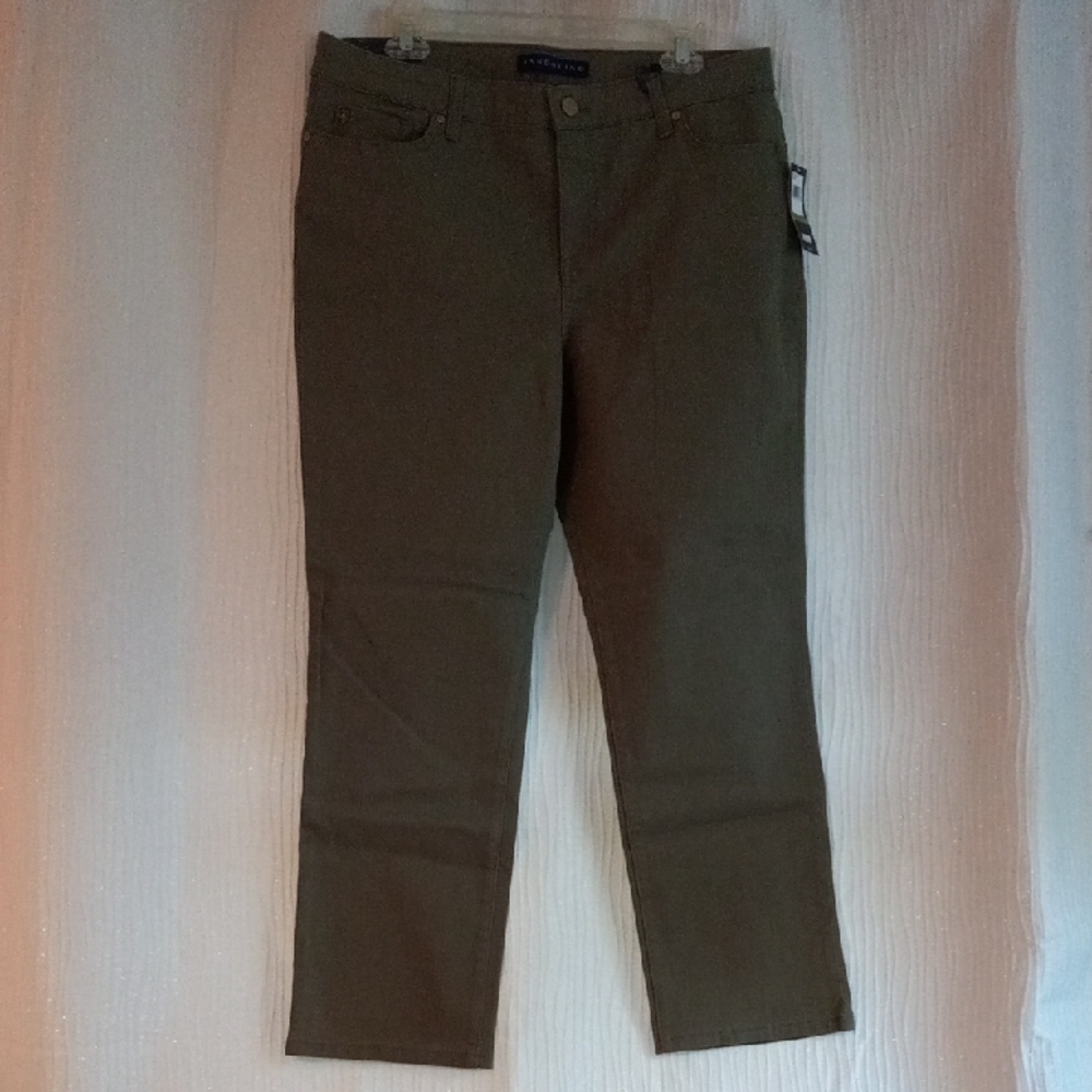 Bandolino Olive Straight Leg Pants